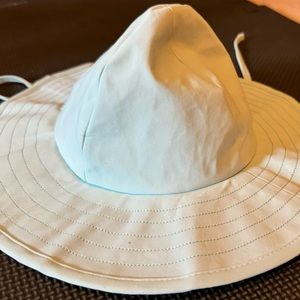 Small Baby Blue Caden Lane Summer Beach Hat